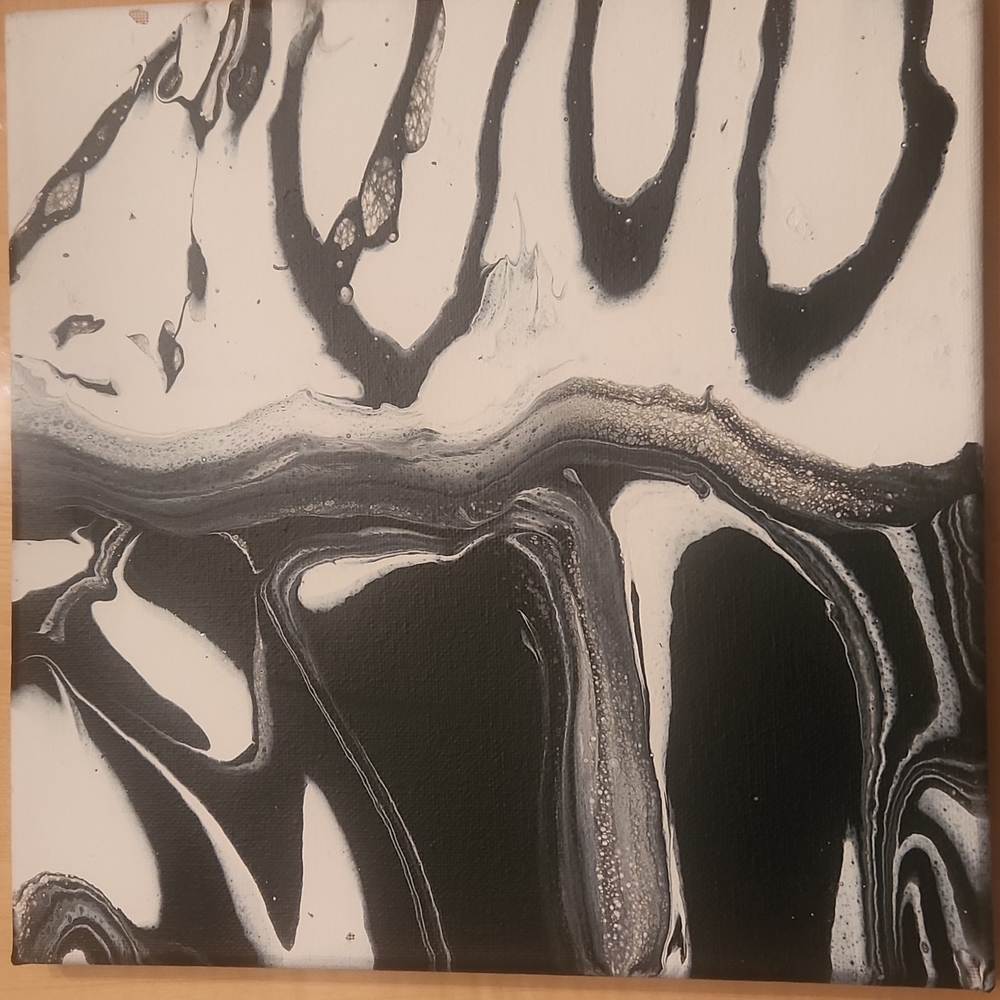 10 x 10 acrylic  Canvas painting